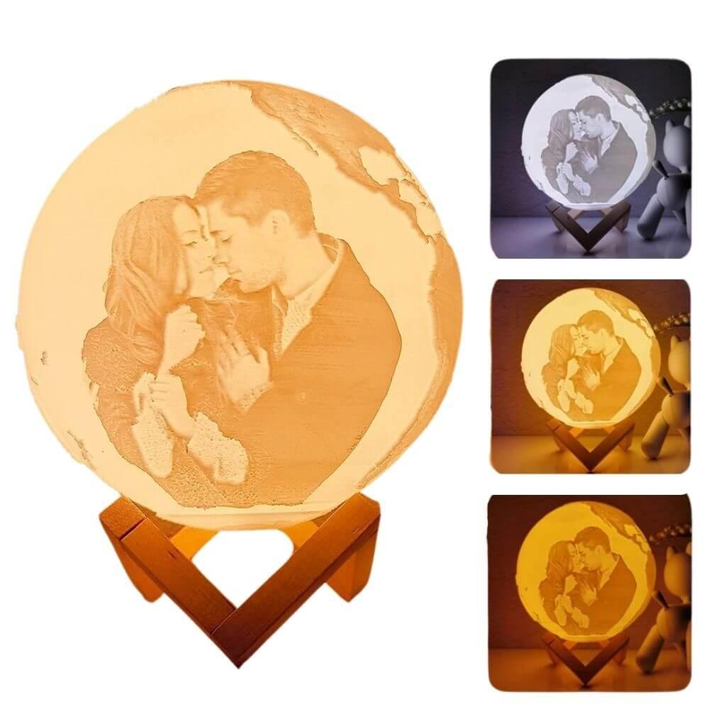 Lumi Terra - 3 Cores recarregável - Lumi Lua 3d