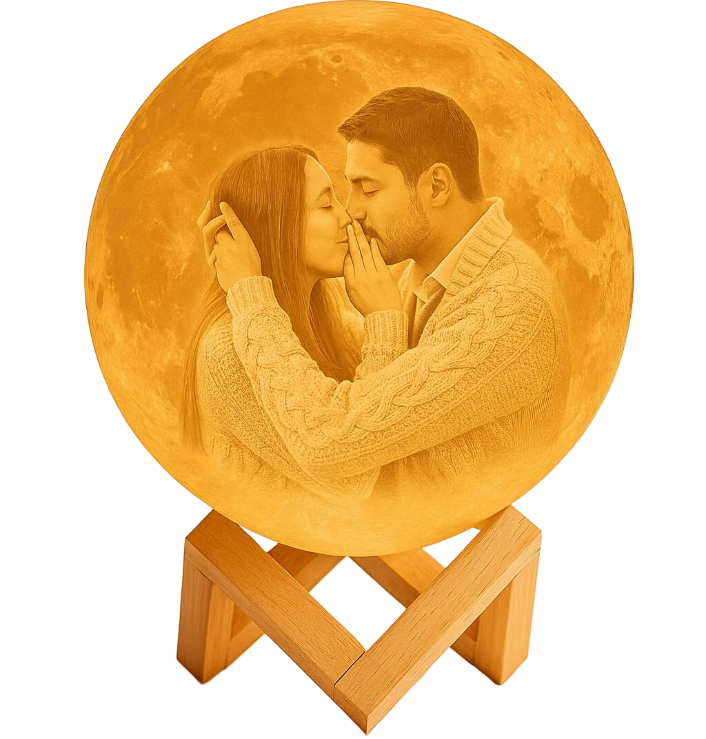 Luminária Lumi Lua Personalizada - Presente para namorada