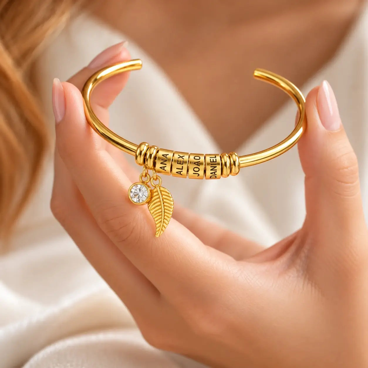 Pulseira Elo de Amor – Personalizada com Nomes