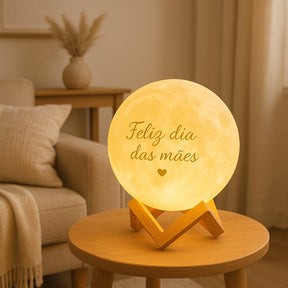 Luminária personalizada Presente dia das mães